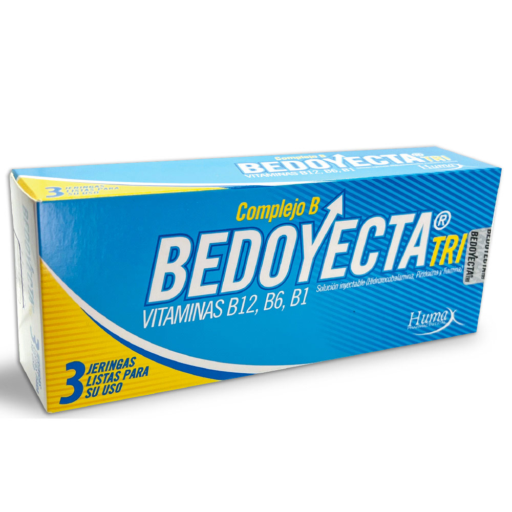 BEDOYECTA TRI (10+50+100)MG/2ML((5+25+50)MG/ML) SOL INY CAJ X 3JERPREL