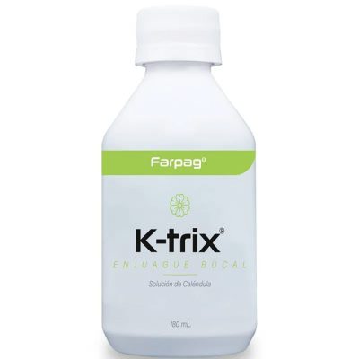 K-TRIX ENJUAGUE BUCAL FARPAG SOLUCION DE CALENDULA FCO X 180ML