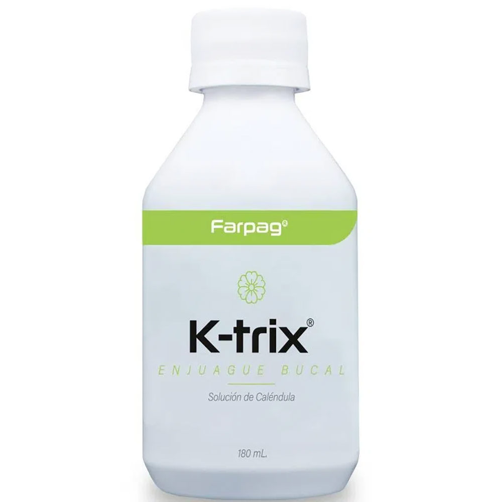 K-TRIX ENJUAGUE BUCAL FARPAG SOLUCION DE CALENDULA FCO X 180ML