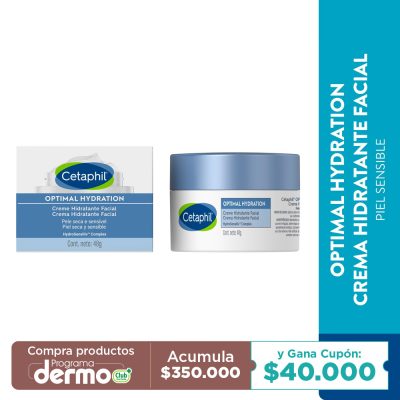 CREMA FACIAL DIA CETAPHIL OPTIMAL HYDRATION FCO X 48GR
