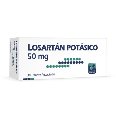 LOSARTAN 50MG TAB REC CAJ X 30