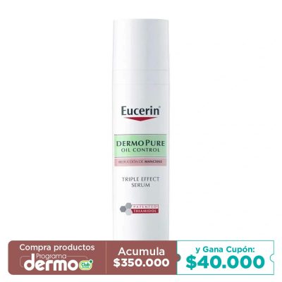 EUCERIN DERMO PURE OIL CONTROL TRIPLE EFFECT SERUM FACIAL TUB X 40ML