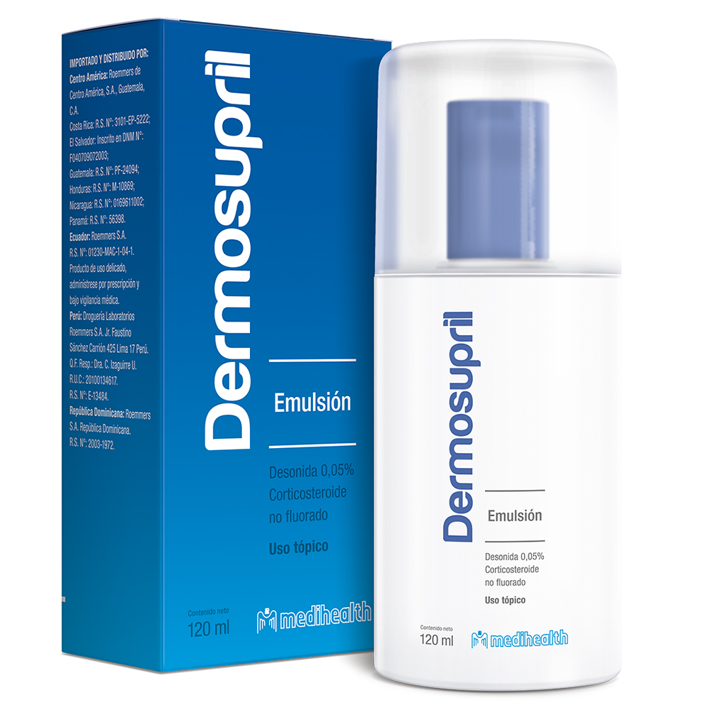 DERMOSUPRIL 0.05% EMUL TOP FCO X 120ML