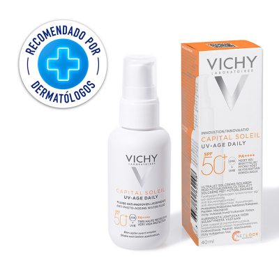CAPITAL SOLEIL UV AGE DAILY VICHY SPF 50+ TINTED FCO X 40ML