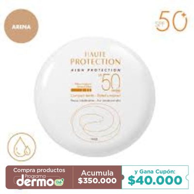 COMPACTO HAUTE PROTECTION AVENE SPF50+ COLOR CAJ X 10GR ARENA