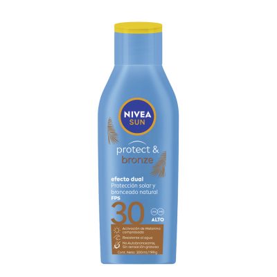 PROTECTOR SOLAR PROTECT BRONZE NIVEA SUN FPS 30 FCO X 200ML