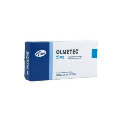 OLMETEC 20MG TAB REC CAJ X 30