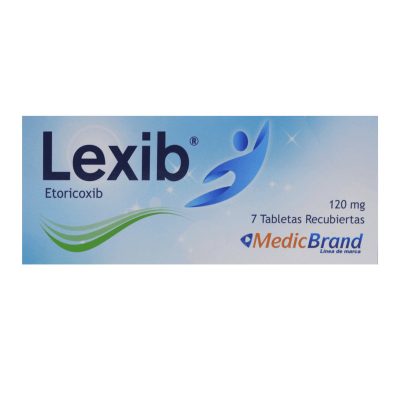 LEXIB 120MG TAB REC CAJ X 7