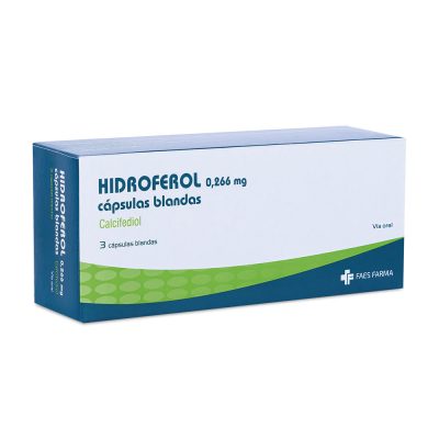 HIDROFEROL 0.266MG CAP BLAND CAJ X 3