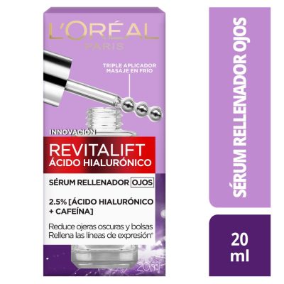 REVITALIFT ACIDO HIALURONICO LOREAL PARIS SERUM RELLENADOR OJOS FCO X 20ML