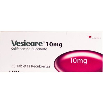 VESICARE 10MG TAB REC CAJ X 20