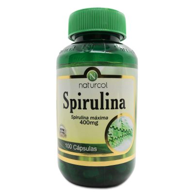 SPIRULINA NATURCOL 400MG FCO X 100
