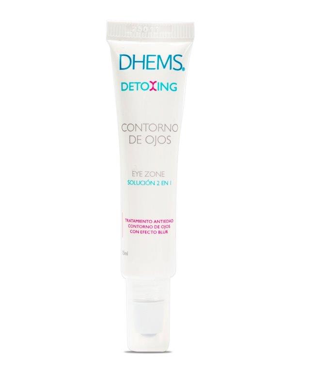 DETOXING CONTORNO DE OJOS DHEMS EFECTO BLUR 2 EN 1 TUB X 15ML