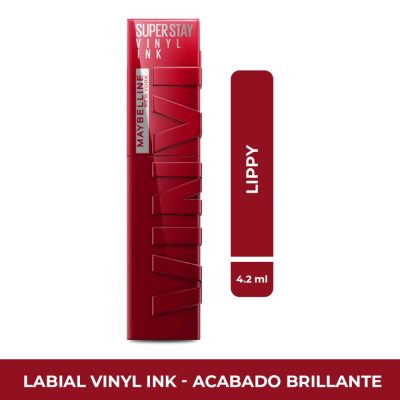 LABIAL LIQUIDO MAYBELLINE 10 SUPER STAY VINYL INK FCO X 4.2ML LIPPY