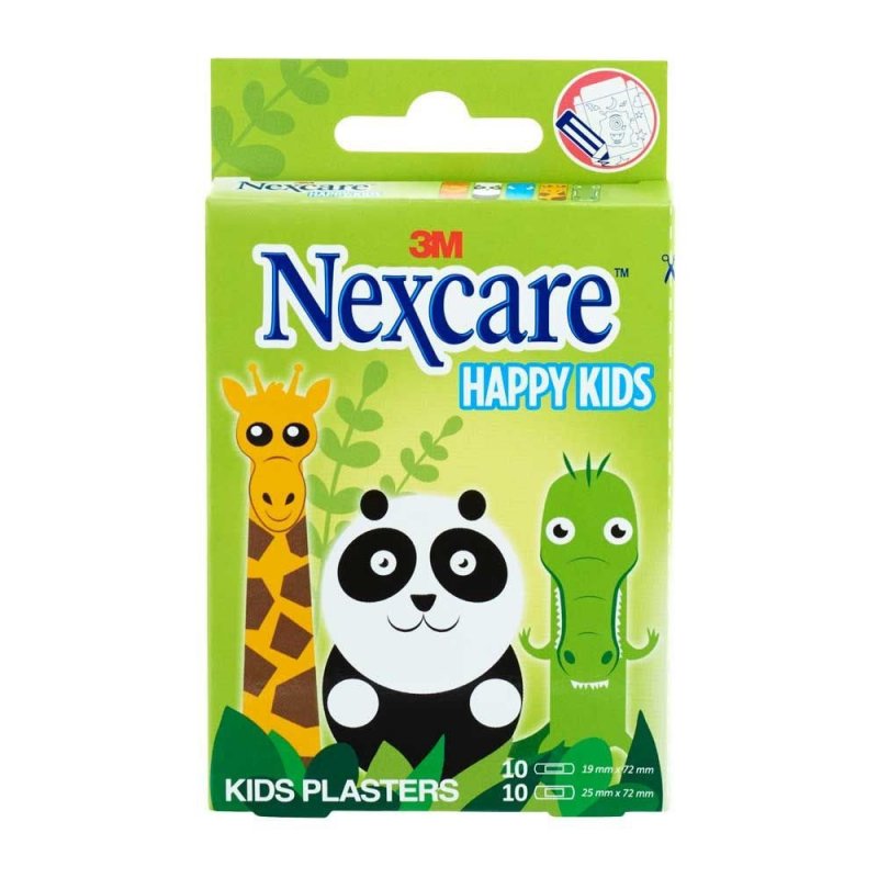 CURAS NEXCARE 3M HAPPY KIDS CAJ X 20