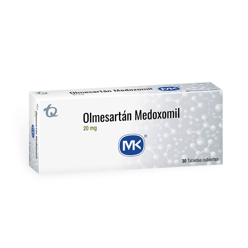 OLMESARTAN MEDOXOMIL 20MG TAB REC CAJ X 30
