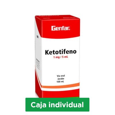 KETOTIFENO 1MG/5ML(0.02%) JBE  FCO X 100ML GENFAR