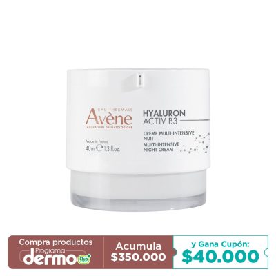 HYALURON ACTIV B3 AVENE CREMA MULTI INTENSIVA DE NOCHE POT X 40ML