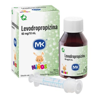 LEVODROPROPIZINA NINOS 30MG/5ML(0.6%) JBE FCO X 120ML+JERIN DOSIF MK UVA