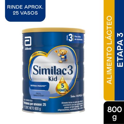 SIMILAC 3 5 HMOS KID LAT X 800GR VAINILLA