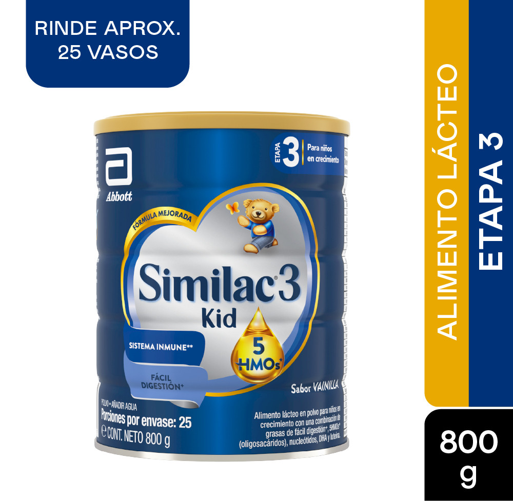 SIMILAC 3 5 HMOS KID LAT X 800GR VAINILLA