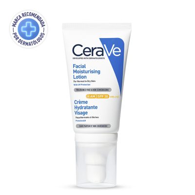 LOCION HIDRATANTE DE ROSTRO CERAVE PARA PIEL NORMAL A SECA FCO X 52ML
