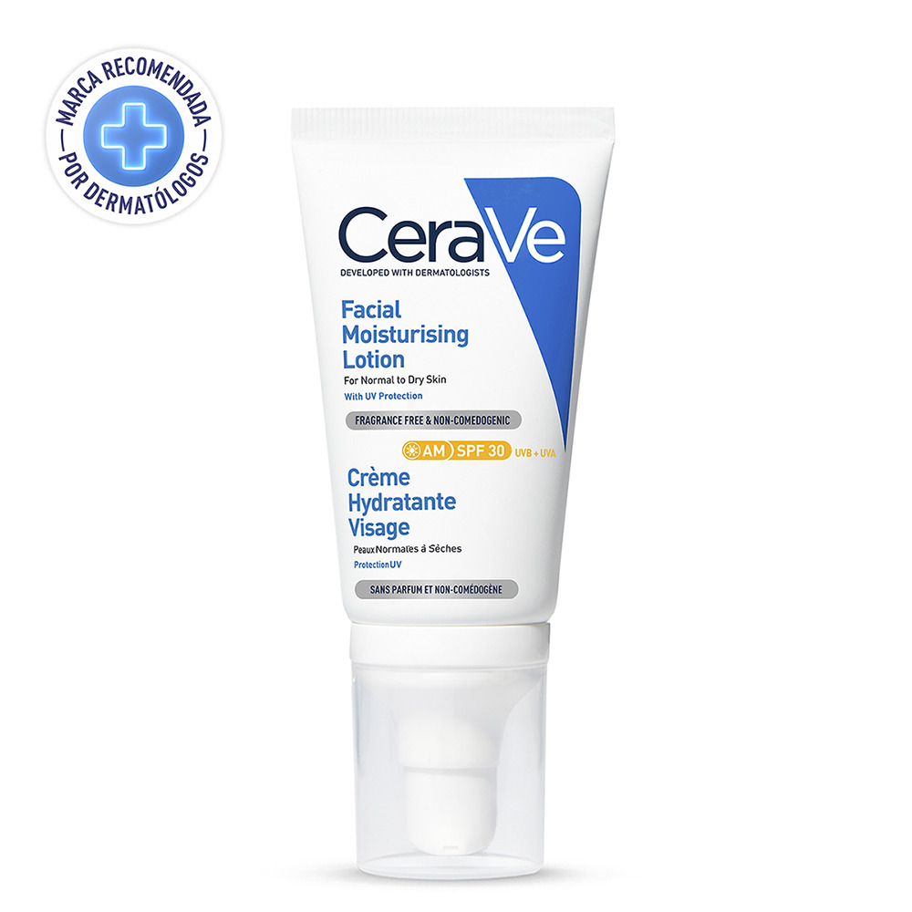 LOCION HIDRATANTE DE ROSTRO CERAVE PARA PIEL NORMAL A SECA FCO X 52ML
