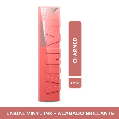 LABIAL LIQUIDO MAYBELLINE 100 SUPER STAY VINYL INK FCO X 4.2ML CHARMED
