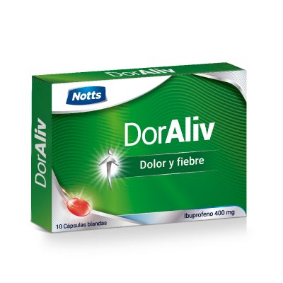 DORALIV 400MG CAP BLAND CAJ X 10