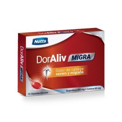 DORALIV MIGRA (60+400)MG CAP BLAND CAJ X 10