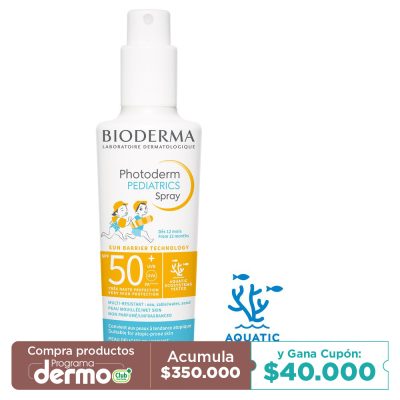 PROTECTOR SOLAR BIODERMA PHOTODERM PEDIATRICS SPRAY SPF50 + UVA FCO X 200ML