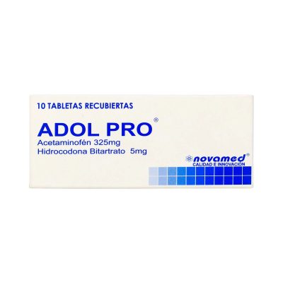 ADOL PRO (325+5)MG TAB REC CAJ X 10