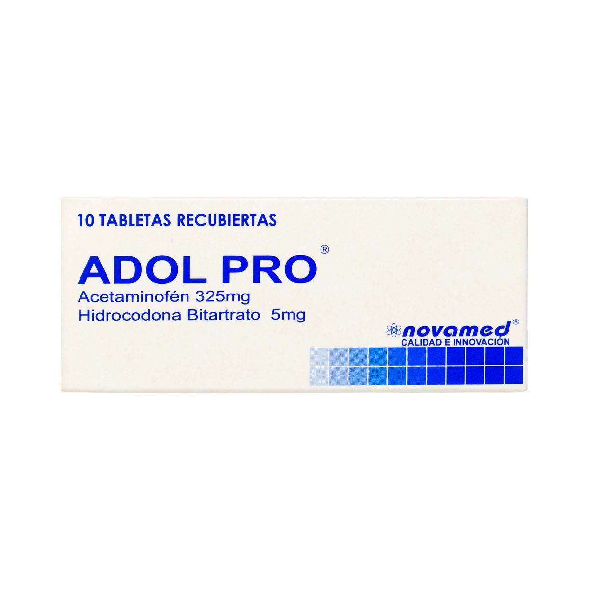 ADOL PRO (325+5)MG TAB REC CAJ X 10
