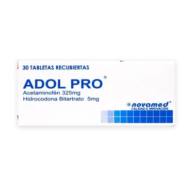 ADOL PRO (325+5)MG TAB REC CAJ X 30