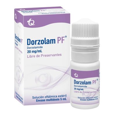 DORZOLAM PF 20MG/ML(2%) SOL OFT CAJ X 1FCOX5ML
