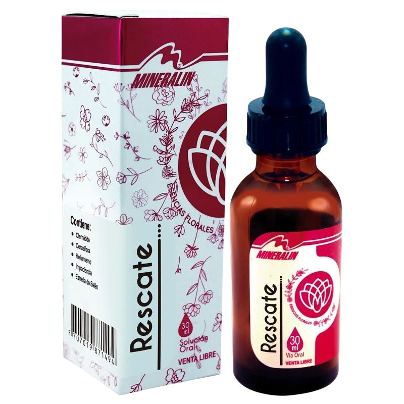 RESCATE ESENCIA FLORAL SOL ORAL FCO X 30ML MINERALIN