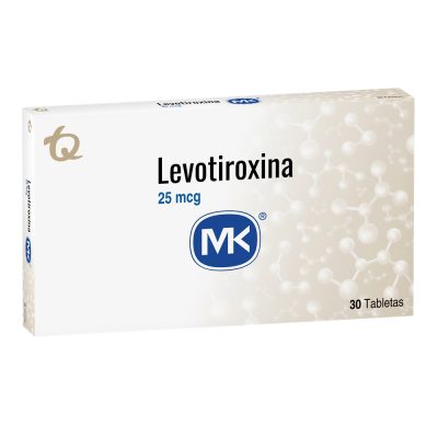 LEVOTIROXINA 25MCG TAB CAJ X 30 MK