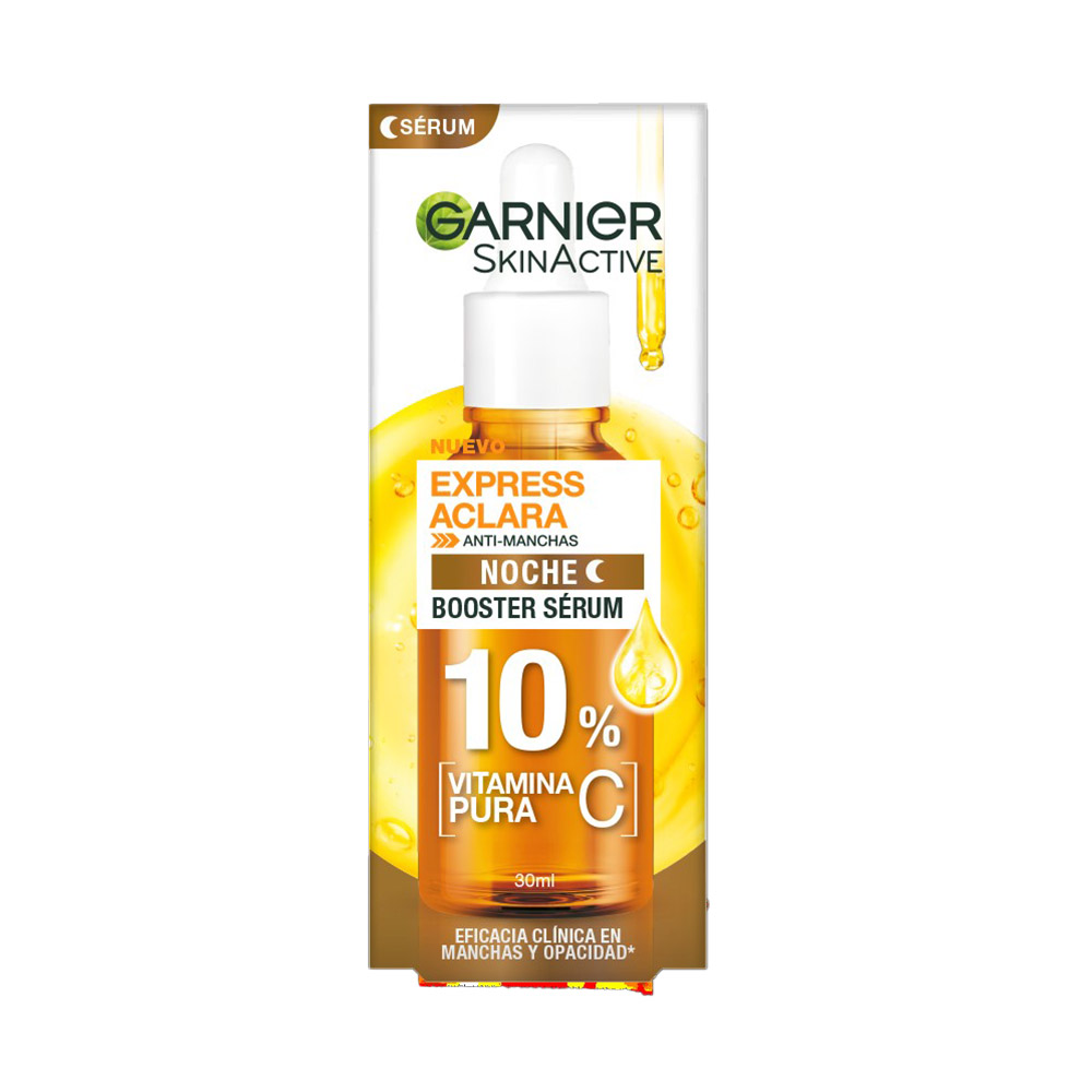 SERUM GARNIER EXPRESS ACLARA NOCHE FCO X 30ML