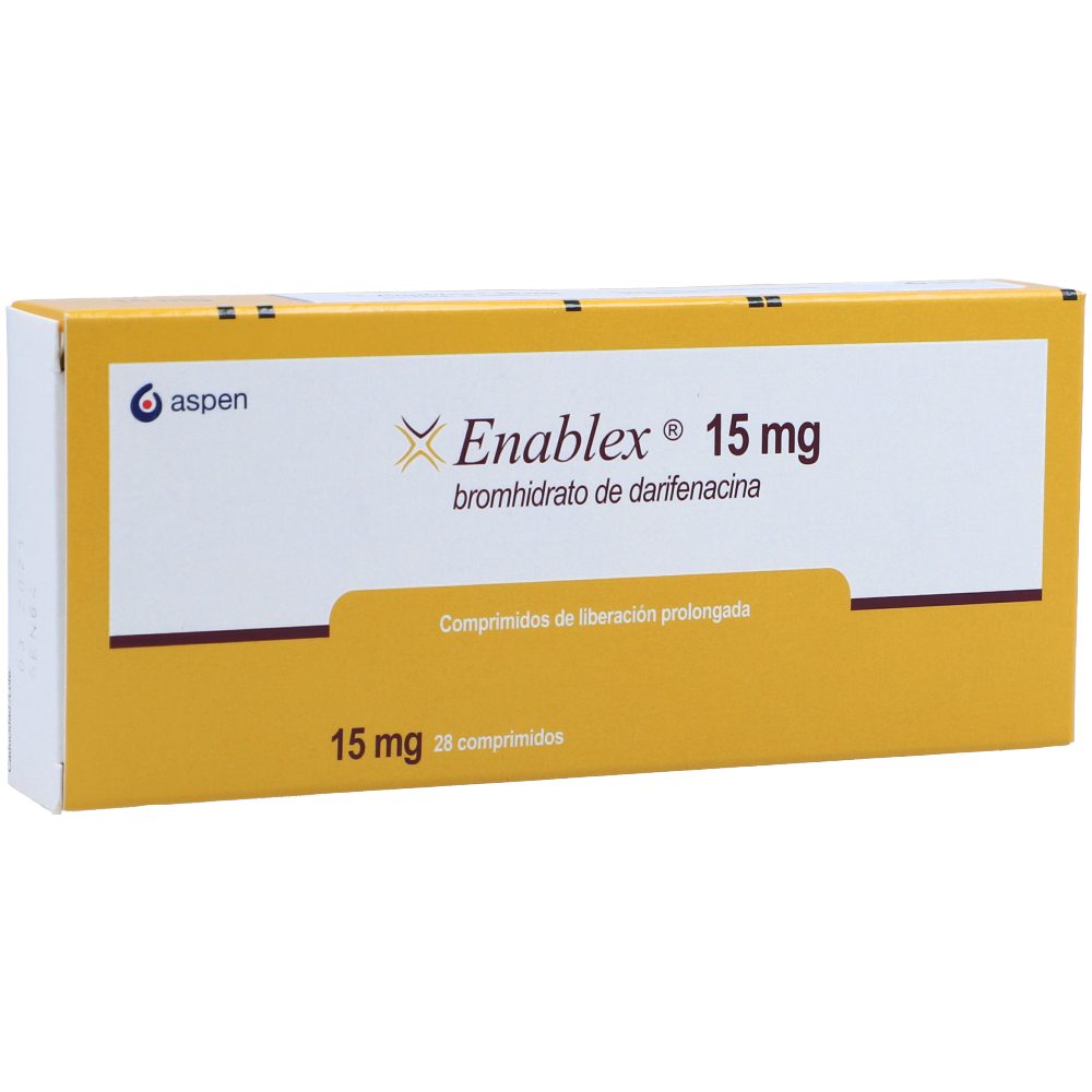 ENABLEX 15MG TAB LIB PROL CAJ X 28