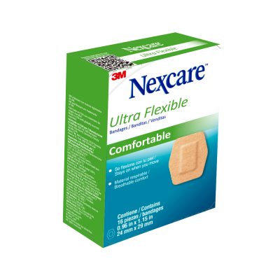 BANDITAS VENDITAS ULTRA FLEXIBLE CAJ X 16 3M NEXCARE 24MM X 29MM