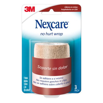 VENDA COBAN NO HURT WRAP BLI X 1ROL 3M NEXCARE 76.2CM X 2M PIEL