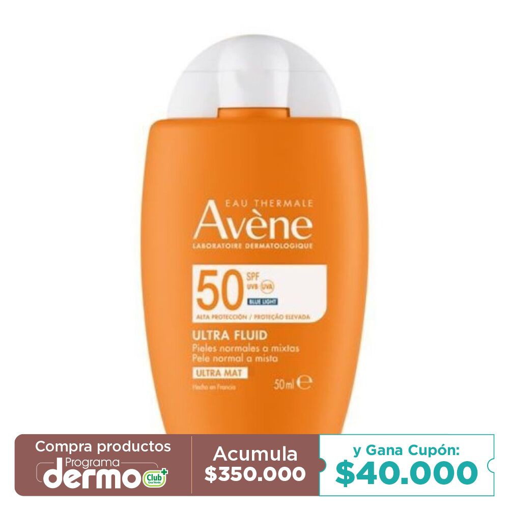 PROTECTOR SOLAR AVENE ULTRA FLUID ULTRA MAT SPF50 FCO X 50ML