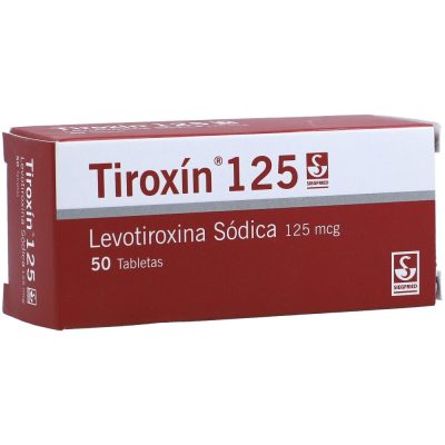 TIROXIN 125MCG TAB CAJ X 50