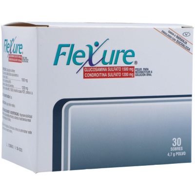 FLEXURE (1200+1500)MG/SOB POLV SOL ORAL CAJ X 30SOB X 4.7GR NARANJA