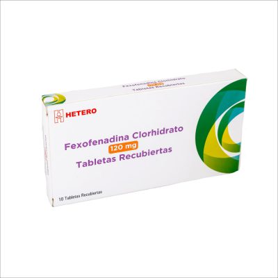 FEXOFENADINA 120MG TAB REC CAJ X 10 HETERO