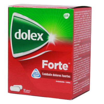 DOLEX FORTE NF (500+65)MG TAB REC CAJ X 50