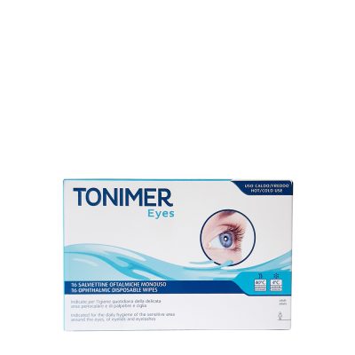 TOALLITAS OFTALMICAS TONIMER EYES SALVIETTINE OFTALMICHE CAJ X 16SOB