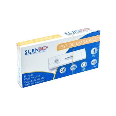 PRUEBA DE EMBARAZO CASSETTE DE UN PASO CAJ X 1 SCANMED