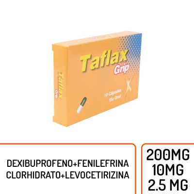 TAFLAX GRIP (200+10+2.5)MG CAP CAJ X10