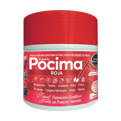 BEBIDA POCIMAX FRESHLY CON PRODUCTOS NATURALES TAR X 200GR ROJA